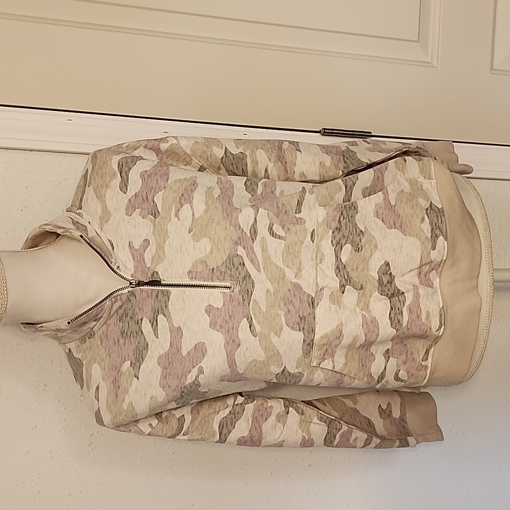 CAMO PRINT 3/4 ZIP